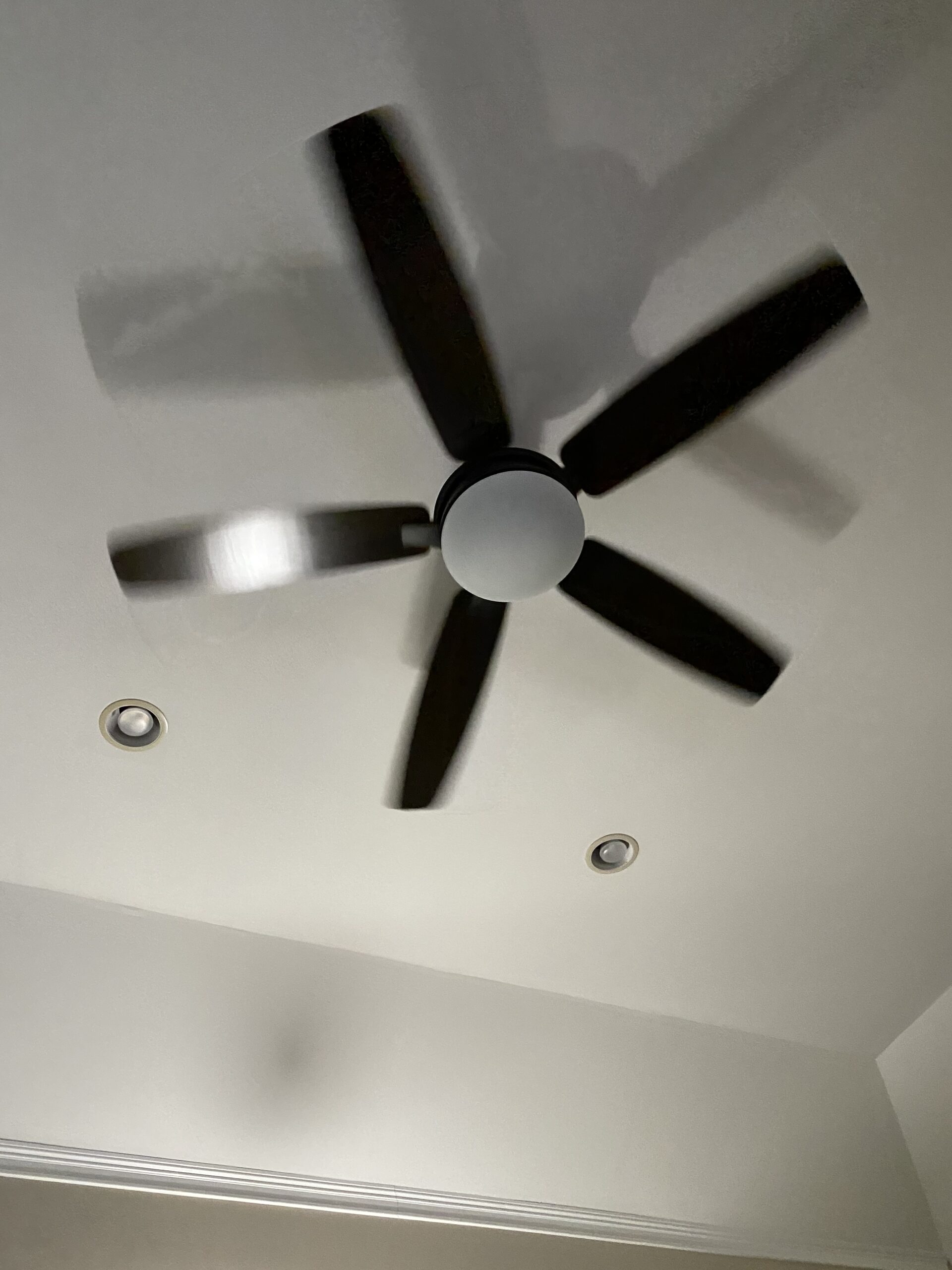 bedroom ceiling fan installation