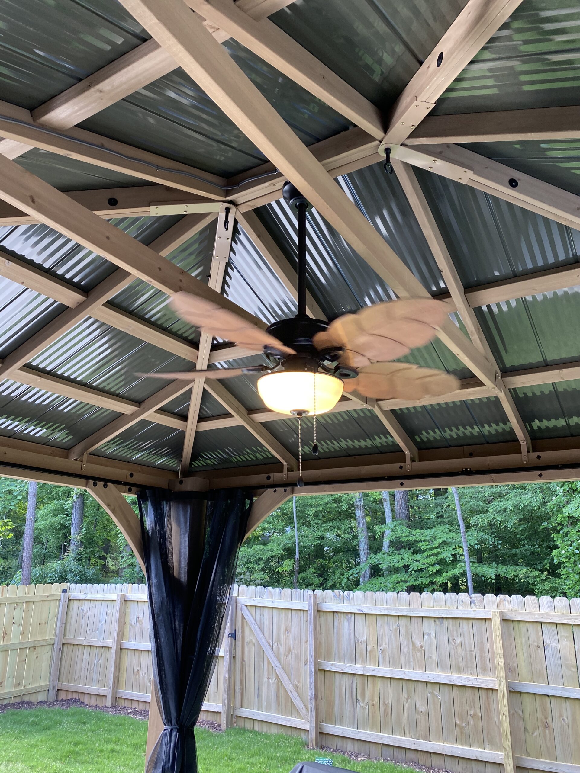 outdoor ceiling fan installation